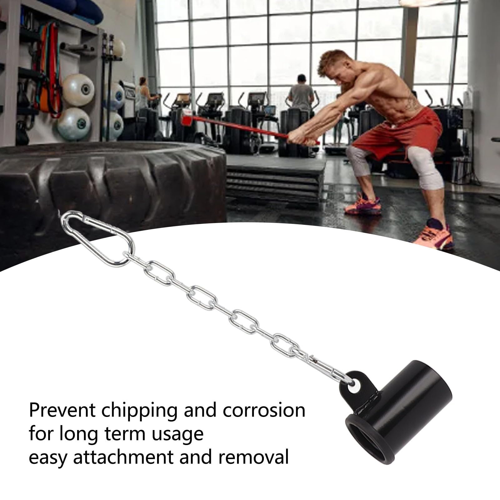 V Bar Row Attachment, Deluxe T Bar Row Attachment, Met comfortabele grip voor Barbell Roeihandvat