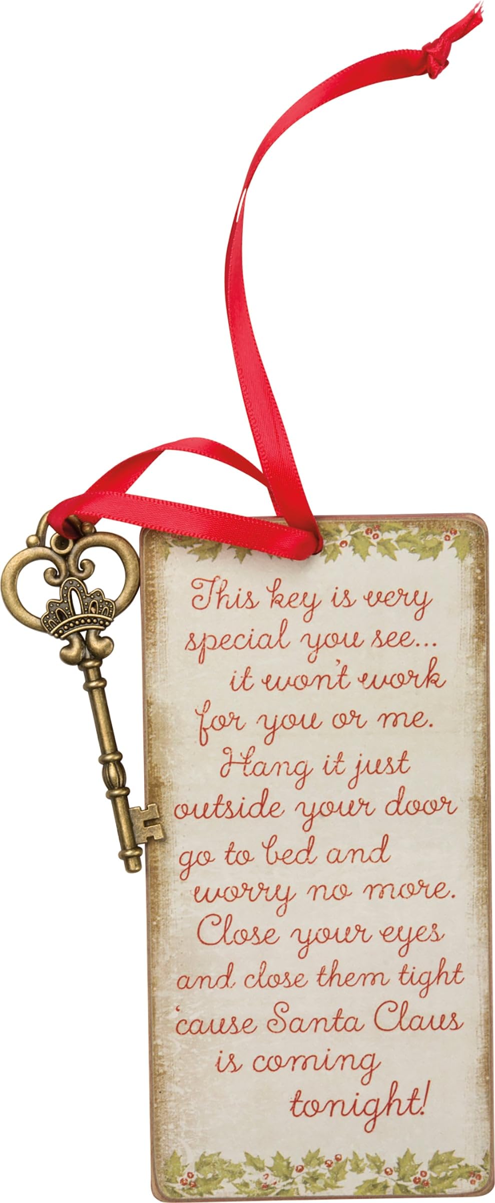 Primitives by Kathy Santa's Magic Key Hanging Ornament