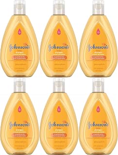Johnson's Baby No More Tears Shampoo, Travel Size 1.7oz Pack of 6 - Gentle Hypoallergenic Formula for Baby's Delicate Hair