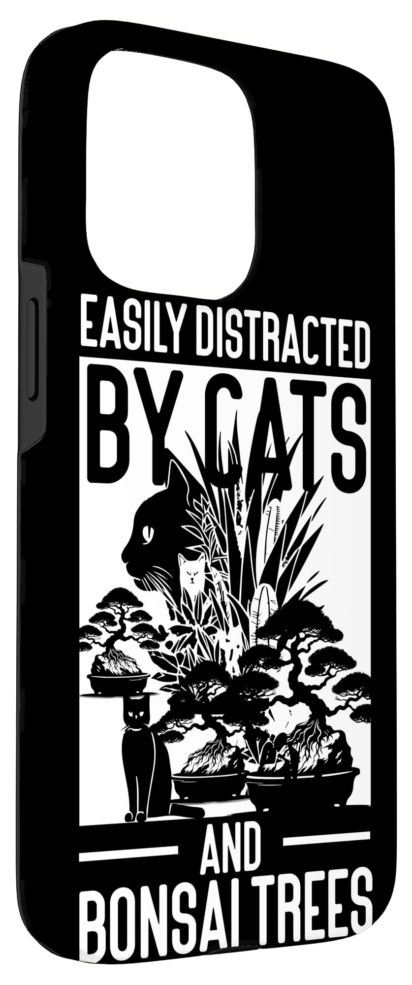 Amazon.com: Bonsai Tree Cat Easily Distracted By Cats And Bonsai Trees Case  for iPhone 15 Pro Max : Cell Phones & Accessories