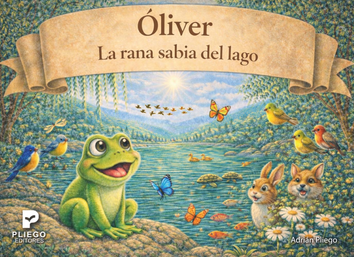 Óliver, la rana sabia del lago