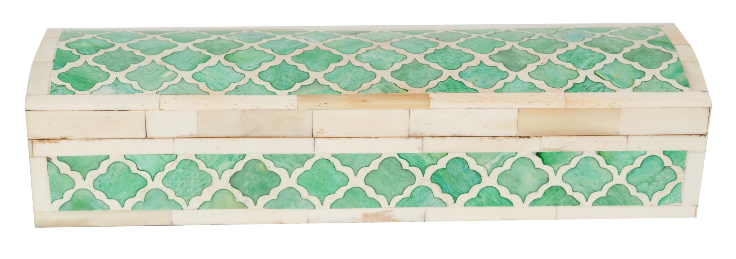 Biscottini Caja de madera y hueso 30 x 8 x 7 cm – Caja de almacenamiento – Caja de madera pequeña – Caja de recuerdos
