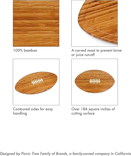Miniatura 8 de PICNIC TIME NFL Kickoff Tabla de cortar