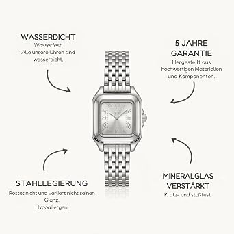 Women's Watch Square Analog Watch Elegant Modern Design Original Ladies Watch with High Quality Quartz Movement Women Wrist Watch