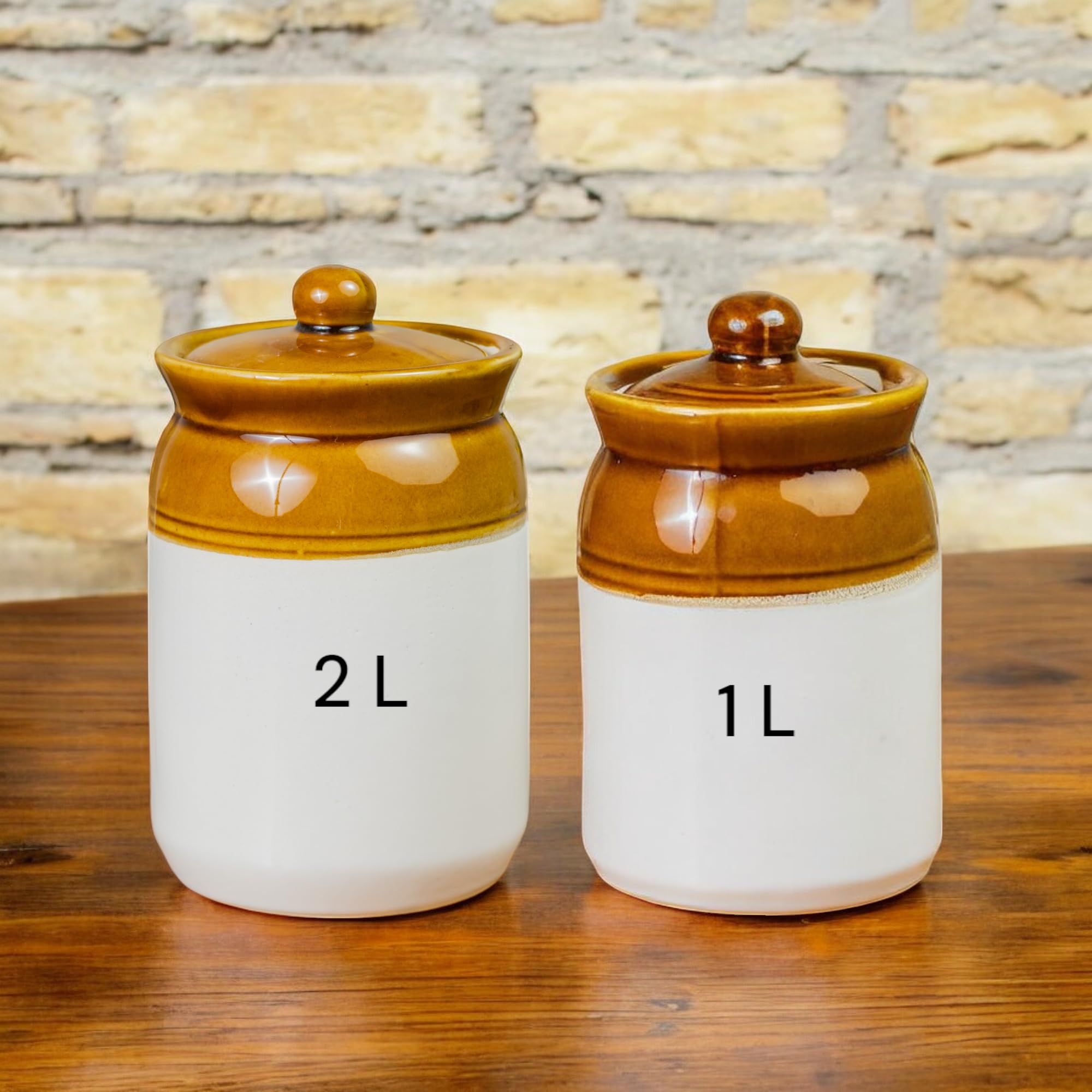 See full amazon price history chart for ClayStone Ceramic Achaar Jar Set - Martban Pickle Container - Kitchen Storage for Pickle, Chutneys and Sauces - Durable, and Easy to Clean (2 Kg - 1 Kg Set) ClayStone Ceramic Achaar Jar Set - Martban Pickle Container - Kitchen Storage for Pickle, Chutneys and Sauces - Durable, and Easy to Clean (2 Kg - 1 Kg Set) (B0DD3KCWHV) Amazon Price History, Amazon Price Tracker