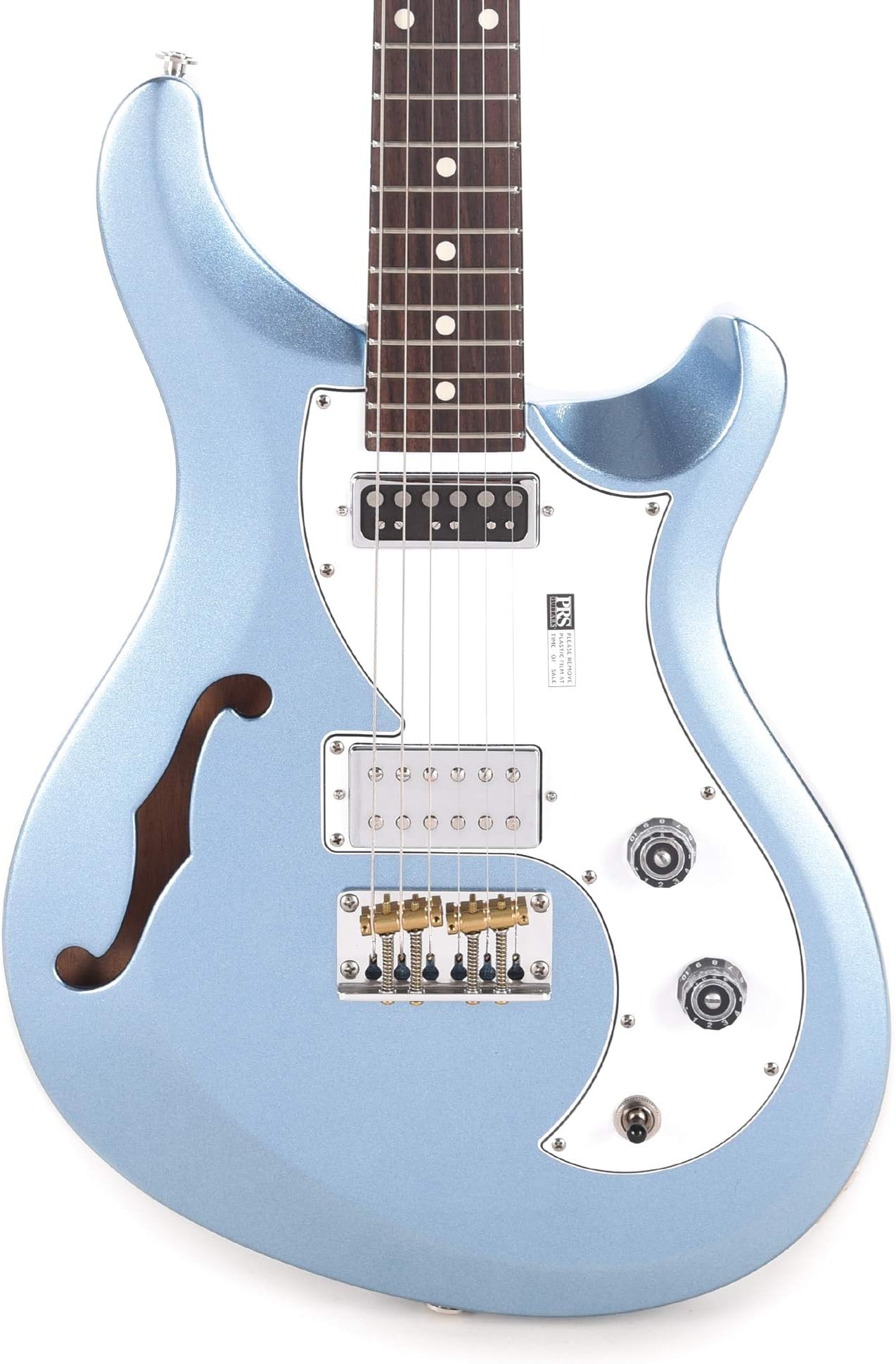 PRS S2 Vela Semi-Hollow - Frost Blue Metallic