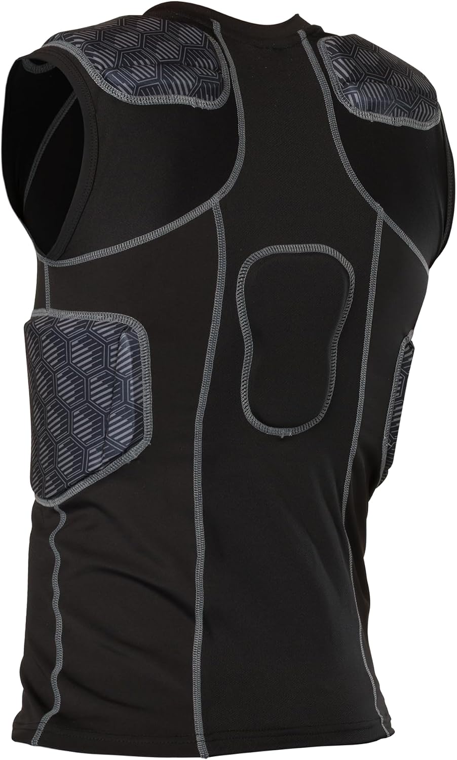 McDavid Rival Integrated Shirt/5-Pad YTH Black S