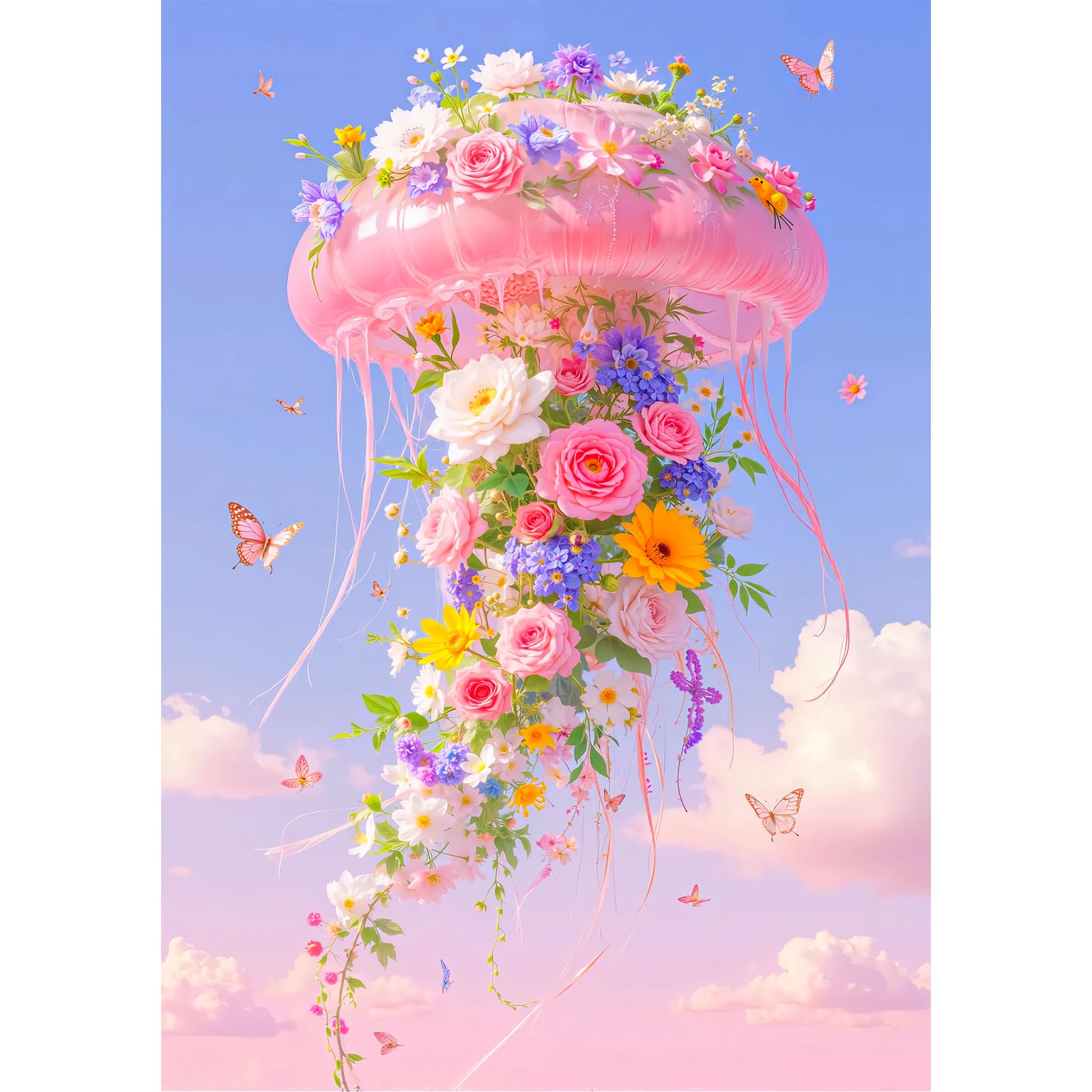Fluid Cat ダイヤモンドアート キット 5D モザイクアート ダイアモンドビーズ絵画キット DIY 大人の子供 手作り絵画手芸キット ダイヤモンド塗装 全面貼り付けタイプ ダイヤモンド画 芸術品 家の壁の装飾 (0068)