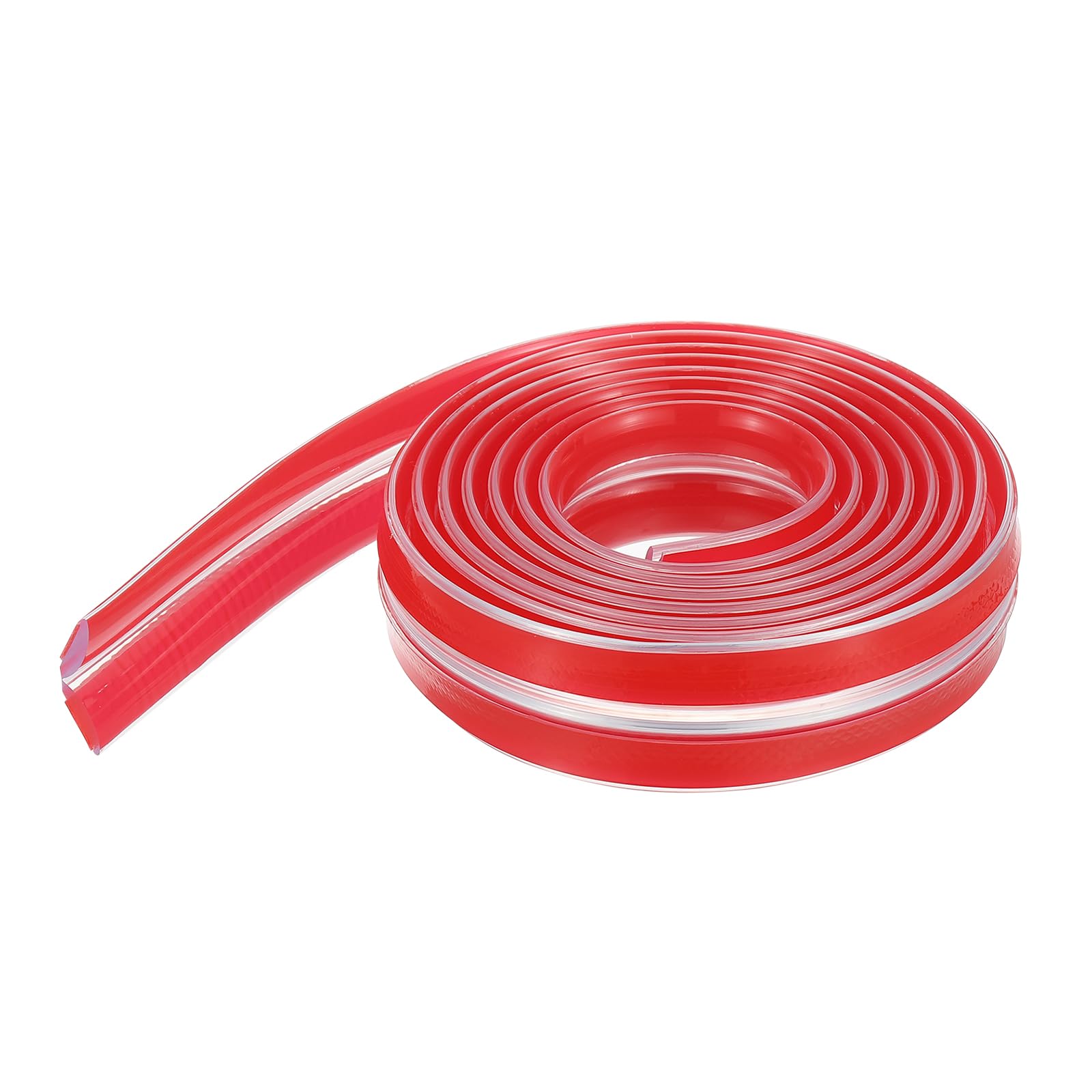 PATIKIL Edge Protector Strip, 1.18IN x 6.6FT Children Proofing Silicone Soft Clear Corner Protectors Pre-Taped Strong Adhesive for Cabinets Tables Drawers