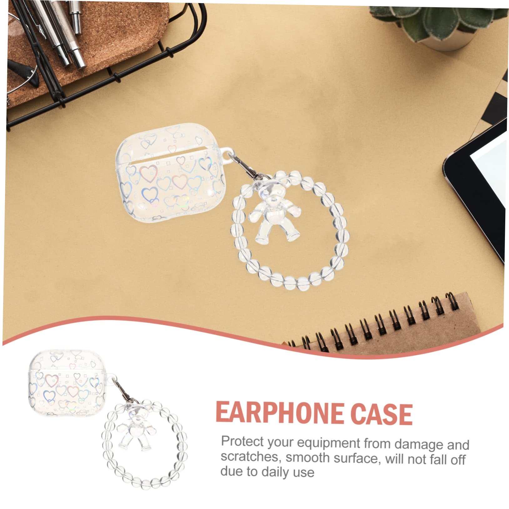 jojofuny 5piezas Funda Protectora para Auriculares Diseño Chic y Material TPU Premium Accesorio y Práctico para y