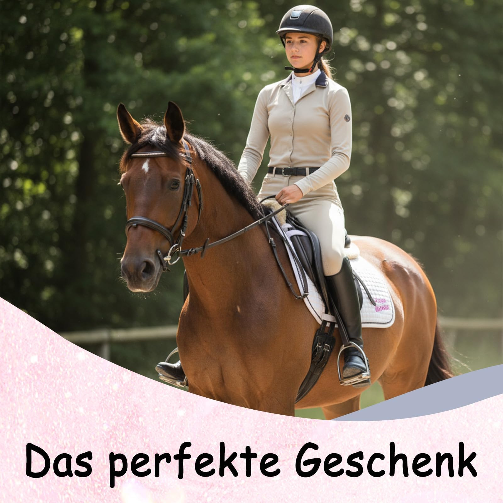 Pferde Mädchen Geschenk, Niedliche Socken Mädchen 36-42 Mit Pferde Geschenke Für Mädchen, 2er Set Mit Socken Und Schlüsselanhänger, Ideal Als Geburtstags- Oder Weihnachtsgeschenk