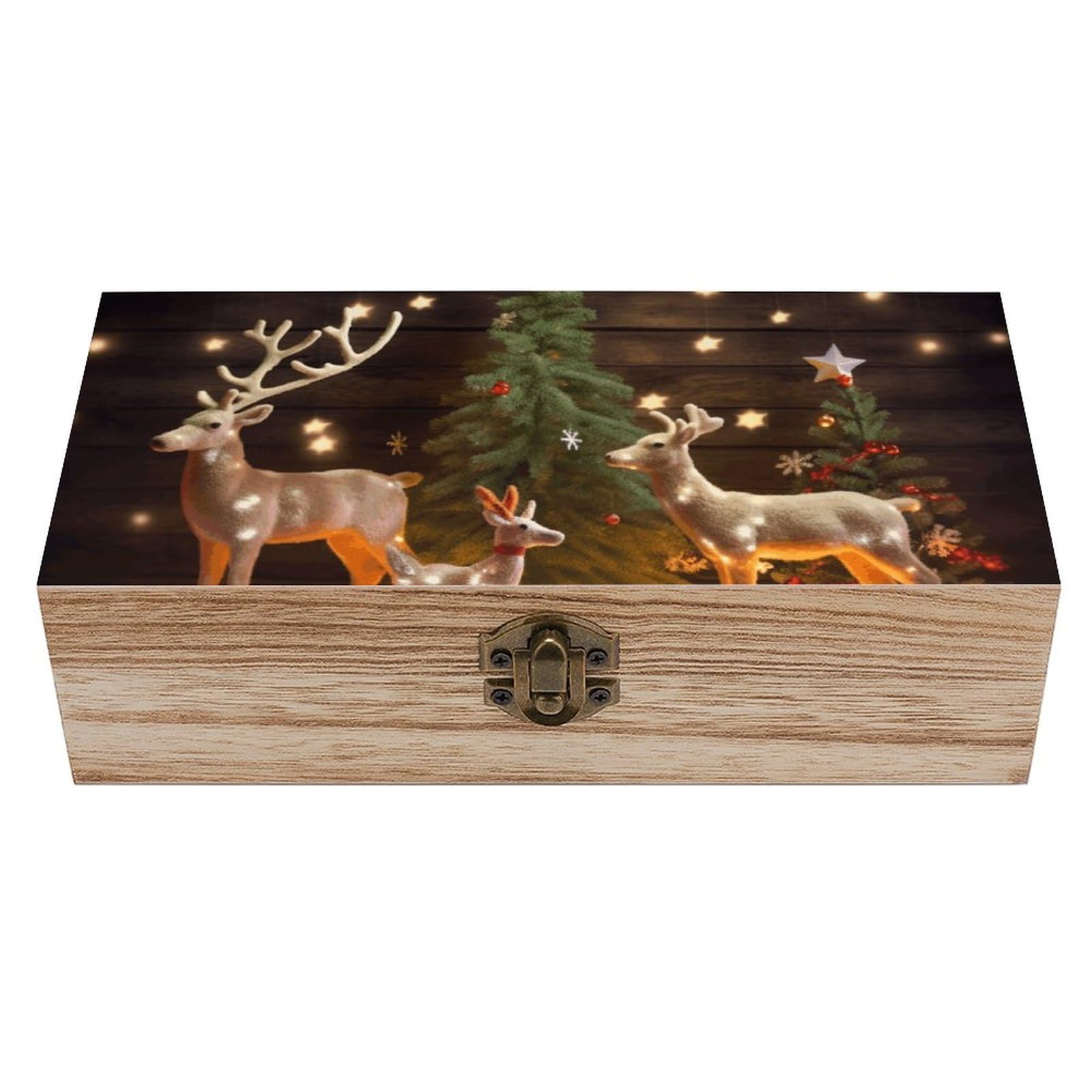 Boîte de rangement en bois contre le désordre pour vos souvenirs