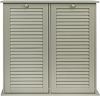 Vista 23 de Household Essentials - Gabinete para cestas de ropa sucia con apertura frontal