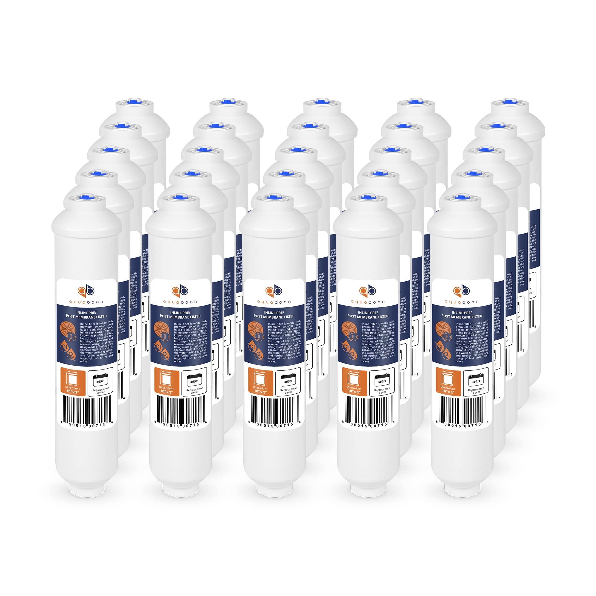 Filtre à eau charbon actif polissage final pour osmoseur inverse standard de cuisine