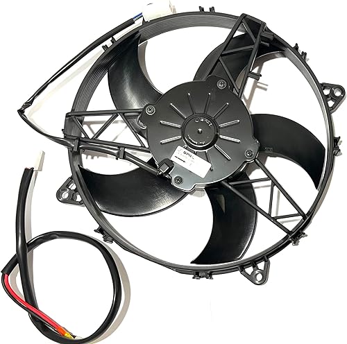 Miniatura 2 de SPAL 30101512 Ventilador de condensador de radiador extractor de 11 pulgadas, hoja curvada de alto rendimiento, 1233 cfm, VA26-AP50/C-44A y arnés