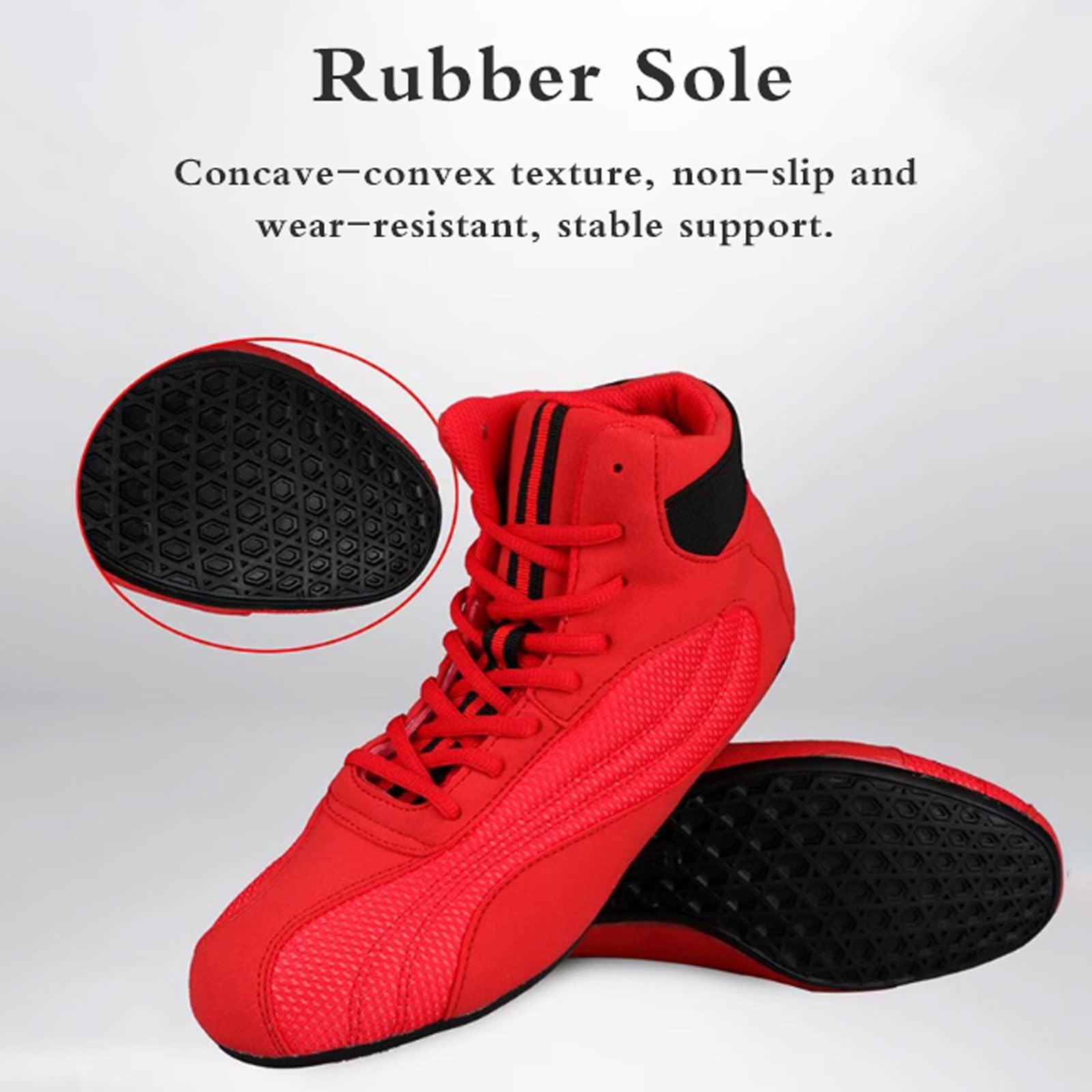 Zapatillas De Deporte De Boxeo,Zapatos De Lucha Juvenil,Zapatos de Lucha Libre,Respirable Antideslizante,Ligero Antideslizante,para Deportes,Combate,Wrestling,Fitness,Marciales,Juvenil.