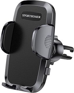 Car Phone Holder- Hands-Free Phone Holder for Car, 【Secure & Stable】Phone Holder for Car Vent with Firm Grip, Fits for iPhone, Cell Phone Automobile Cradles Universal - Car Cell Phone Holder