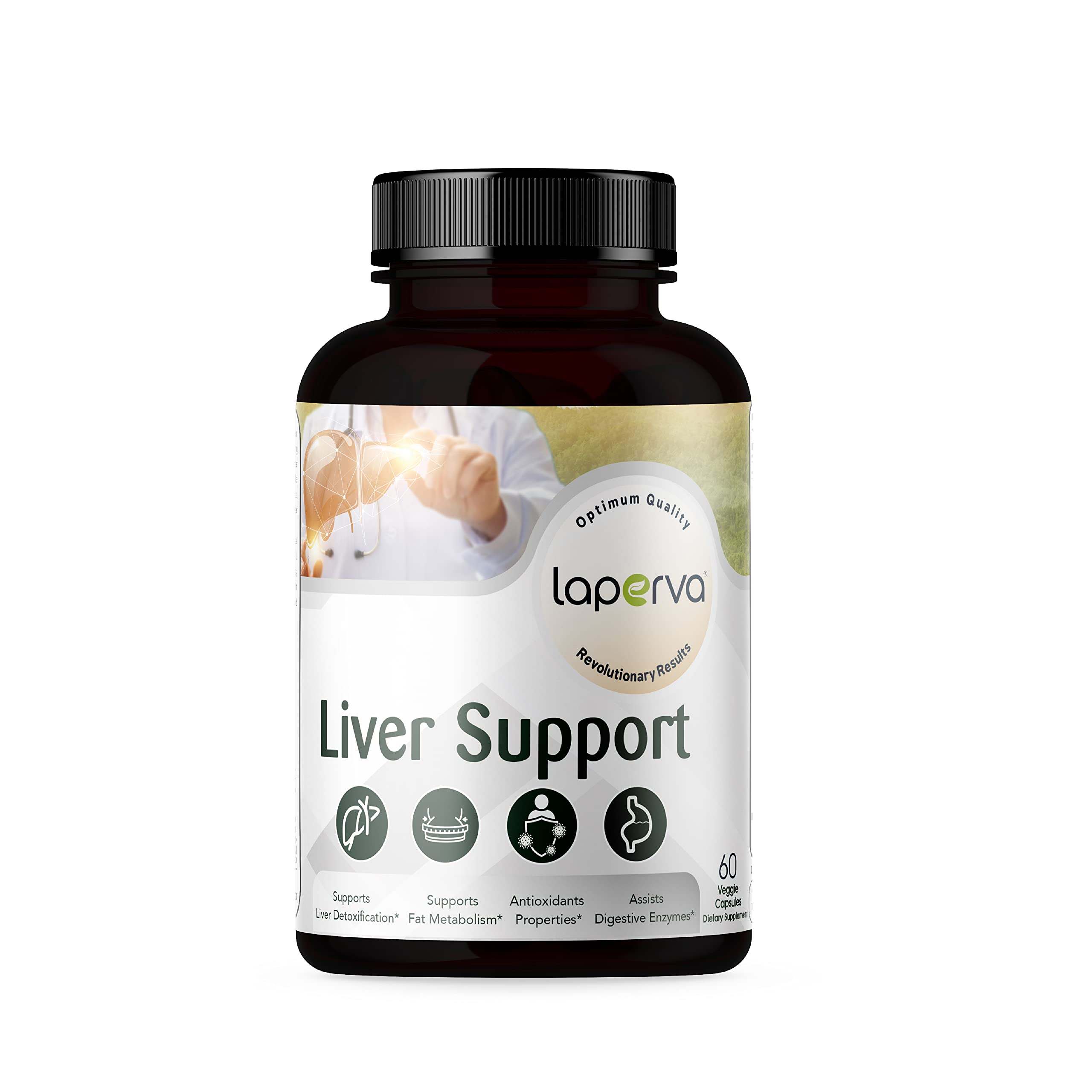 LAPERVA Liver Support 60 Veggie Capsules