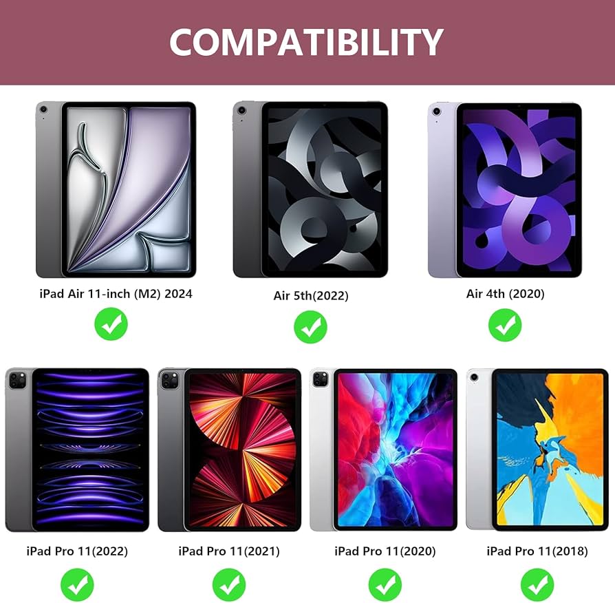 Amazon.com: CC Store for iPad Air 11 Inch Case with Keyboard M3/M2