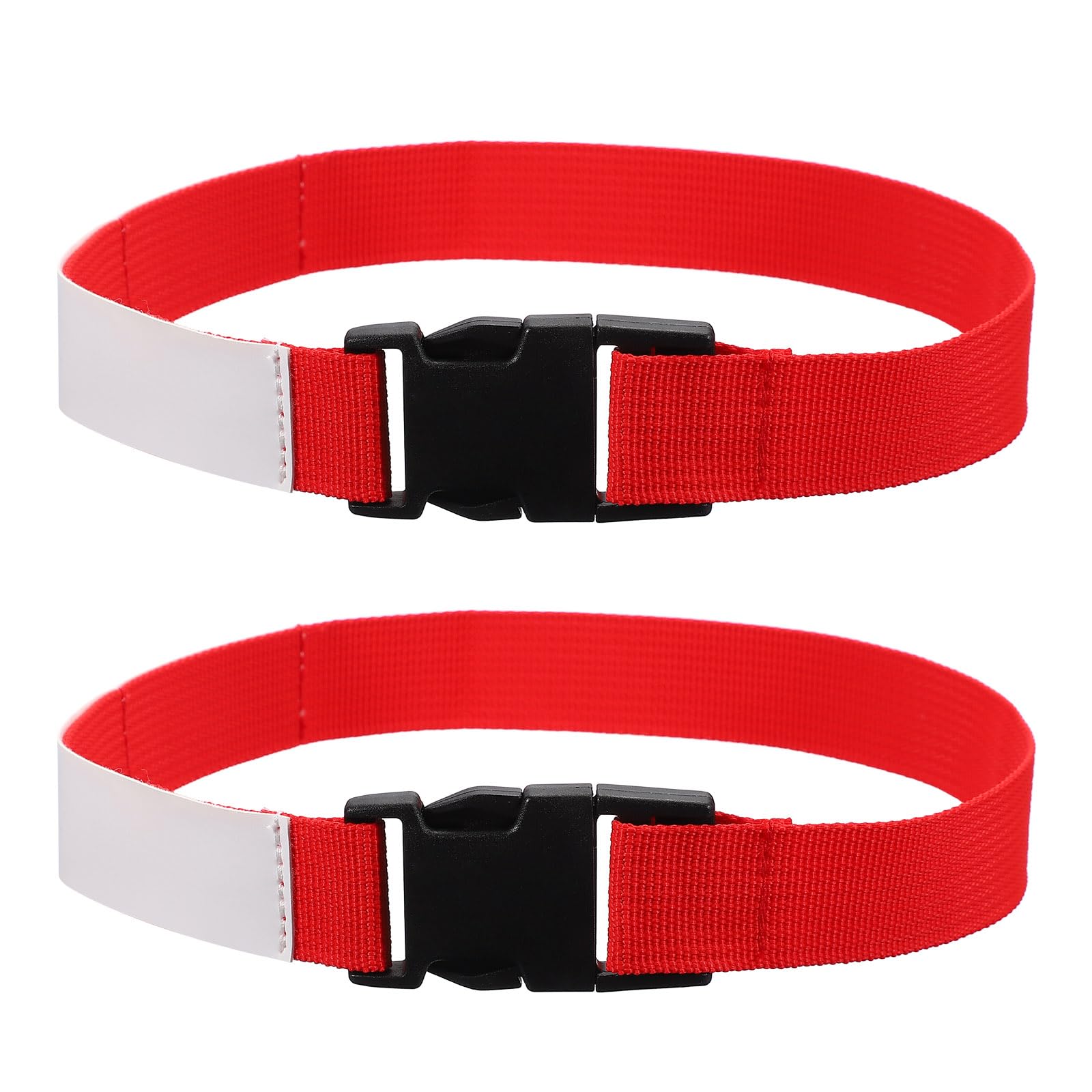 sourcing map 4 Pcs Laundry Strap with Buckle, Multipurpose Laundry Strap Replacement Wash Care Utility Household Cleaning Loop Athletics Accessories Tools Storage, Red