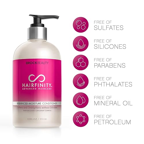 Miniatura 5 de Hairfinity Acondicionador de humedad equilibrado - 12 onzas