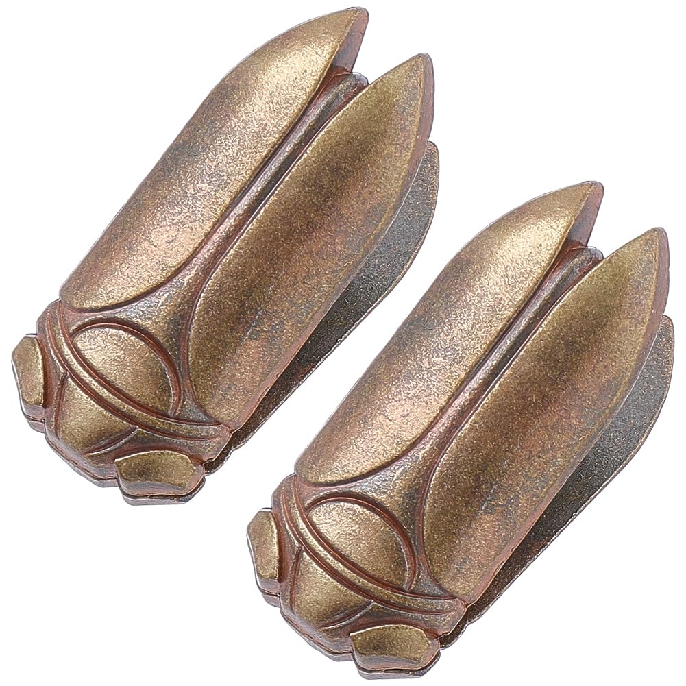 CRASPIRE 2Pcs Insect Metal Book Binder Clips Alloy Journal Clip Paper Clamps Vintage Bronze Notebook Cicada Traveler Clip Planner Page Holder Reading Accessories for Scrapbook Photo Decoration — image 1
