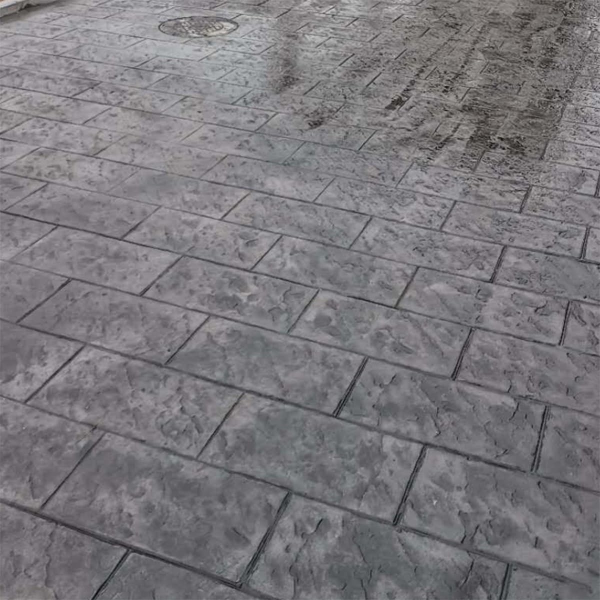 Tappetino Per Timbri In Calcestruzzo Realistico, Tappetino Per Testurizzazione Flessibile In Poliuretano, Tampone Per Stampa Con Texture In Pietra Stampo Da Parete Per Pareti In Gesso Di Cemento