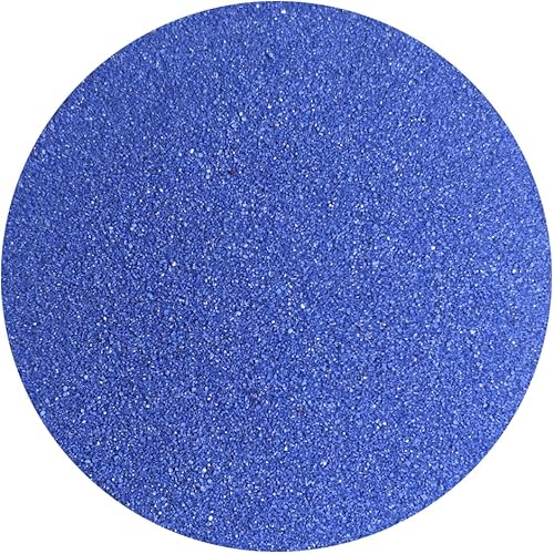 Arena azul cobalto para ceremonia de boda para manualidades, caja de arena, jardín zen, relleno de jarrón, decoración del hogar, jardín zen, 28 onzas