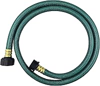 Vista 35 de Manguera de jardín de PVC de 1/2 pulgada, manguera de agua flexible con accesorios macho y hembra, sin fugas, resistente, para uso doméstico, al