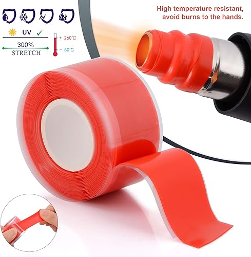 Miniatura 3 de NEWISHTOOL Kit de envoltura de coche pistola de calor para aplicación de envoltura de vinilo e instalación de tinte de ventanas, herramientas de