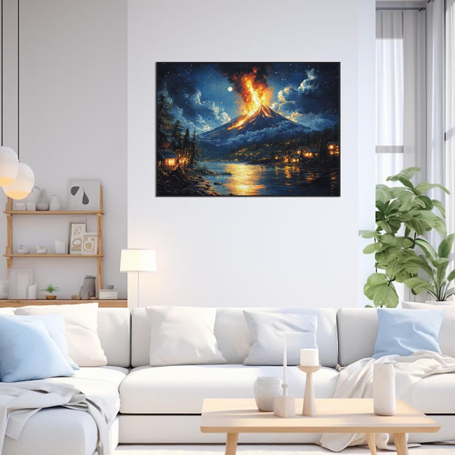 Puzzle 6000 Pieces The Volcan Puzzle 3D, klasyczne puzzle dla dorosłych, n-337