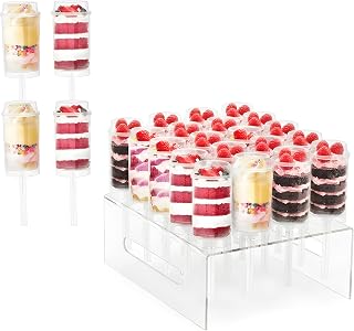20 Hole Push Pop Cake Stand and 24 Clear Push-Up Cake Pop Shooter