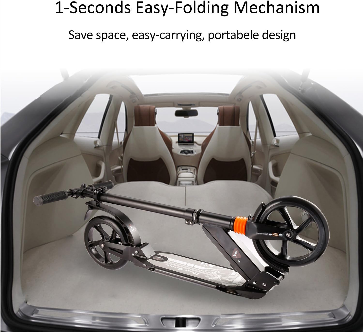 Buу 1 gеt 1 Kids/Adult Scooter with 3 Seconds Easy-Folding System, 220lb Folding Adjustable Scooter with Foot Brake and 200mm Large Wheels Bеѕt Cуbеr Dеаlѕ 🔥 Kids/Adult Scooter with 3 Seconds Easy-Folding System, 220lb Folding Adjustable Scooter with Foot Brake and 200mm Large Wheels