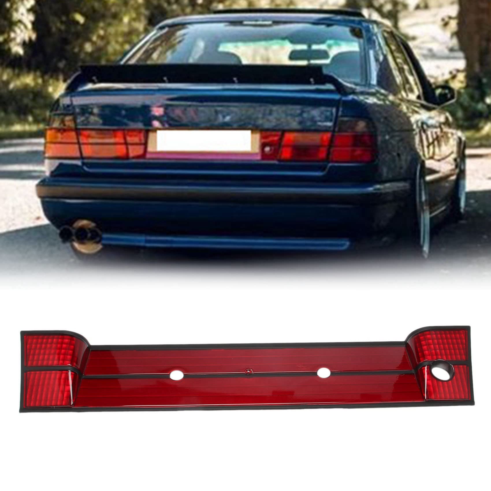 2X Tylny panel tablicy rejestracyjnej do tylnej ramy numer ramki do - 5 serii E34 525I