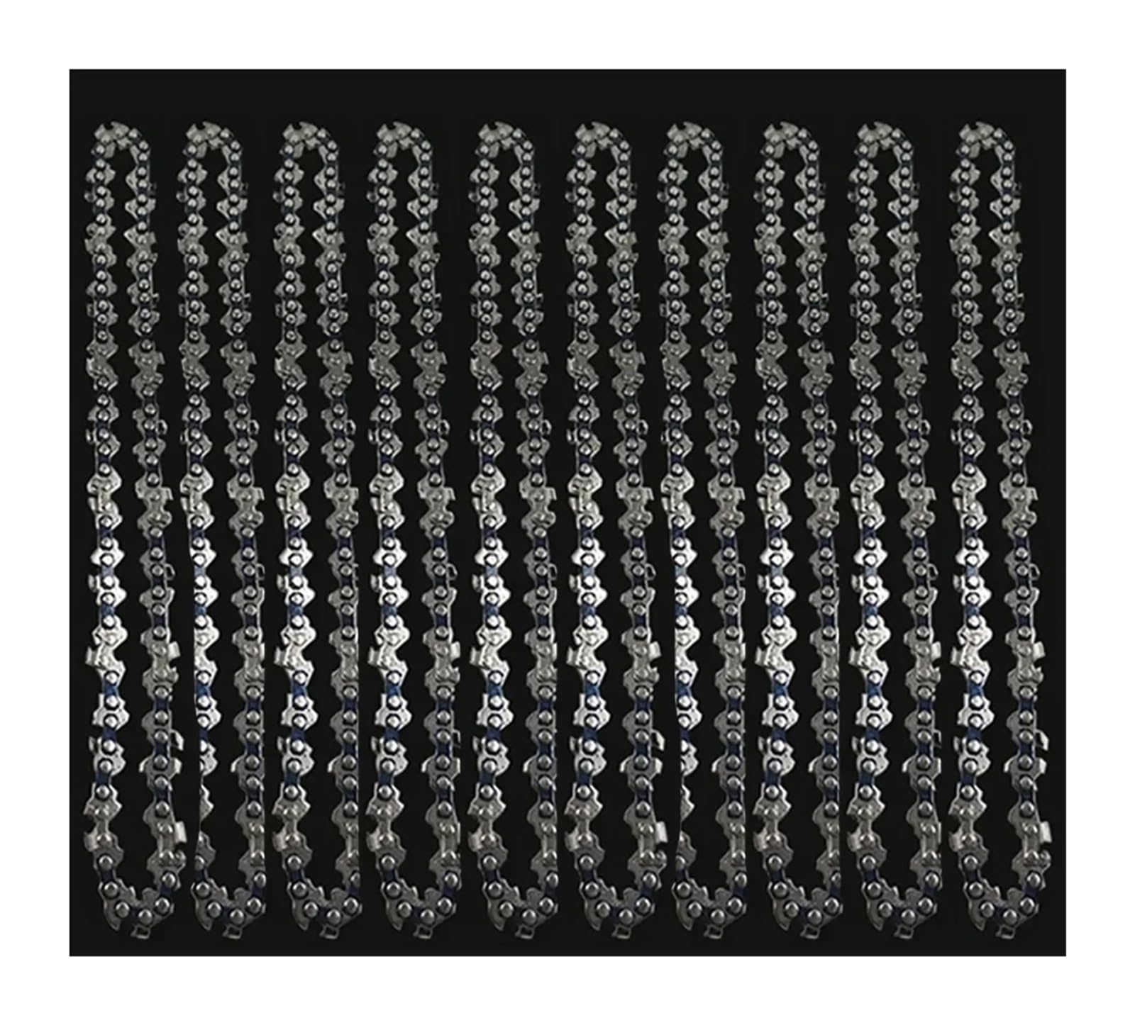 Cadena de motosierra de 8 pulgadas for cortar madera, barra de motosierra inalámbrica, mini sierra eléctrica recargable, hoja de sierra for tala, accesorios de cadena(10pcs 8-inch Chain)