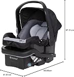 Baby Trend EZ-Lift™ 35 Plus Siège d'auto infantile, léger et portable, Siège pour bébé orienté vers l'arrière avec caractéristiques de sécurité, Noir Dash