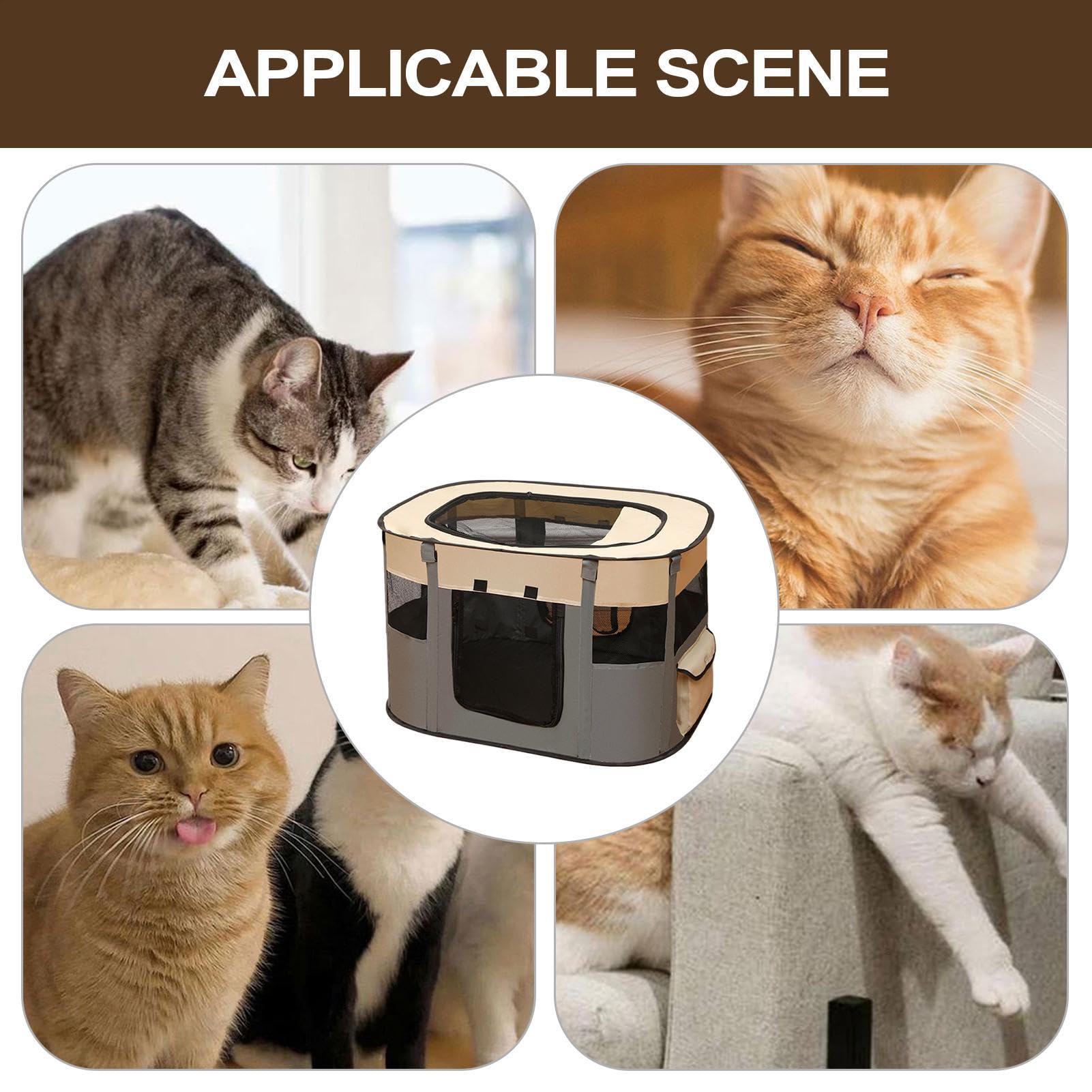 Tienda Perros Interior Casa Transpirable para Mascotas con Cama | Tienda Jaula Cama Para Gatitos Y Cachorros Para Cachorro Gatito Mediano Grande Exterior Hogar Piso Balcón Transportín