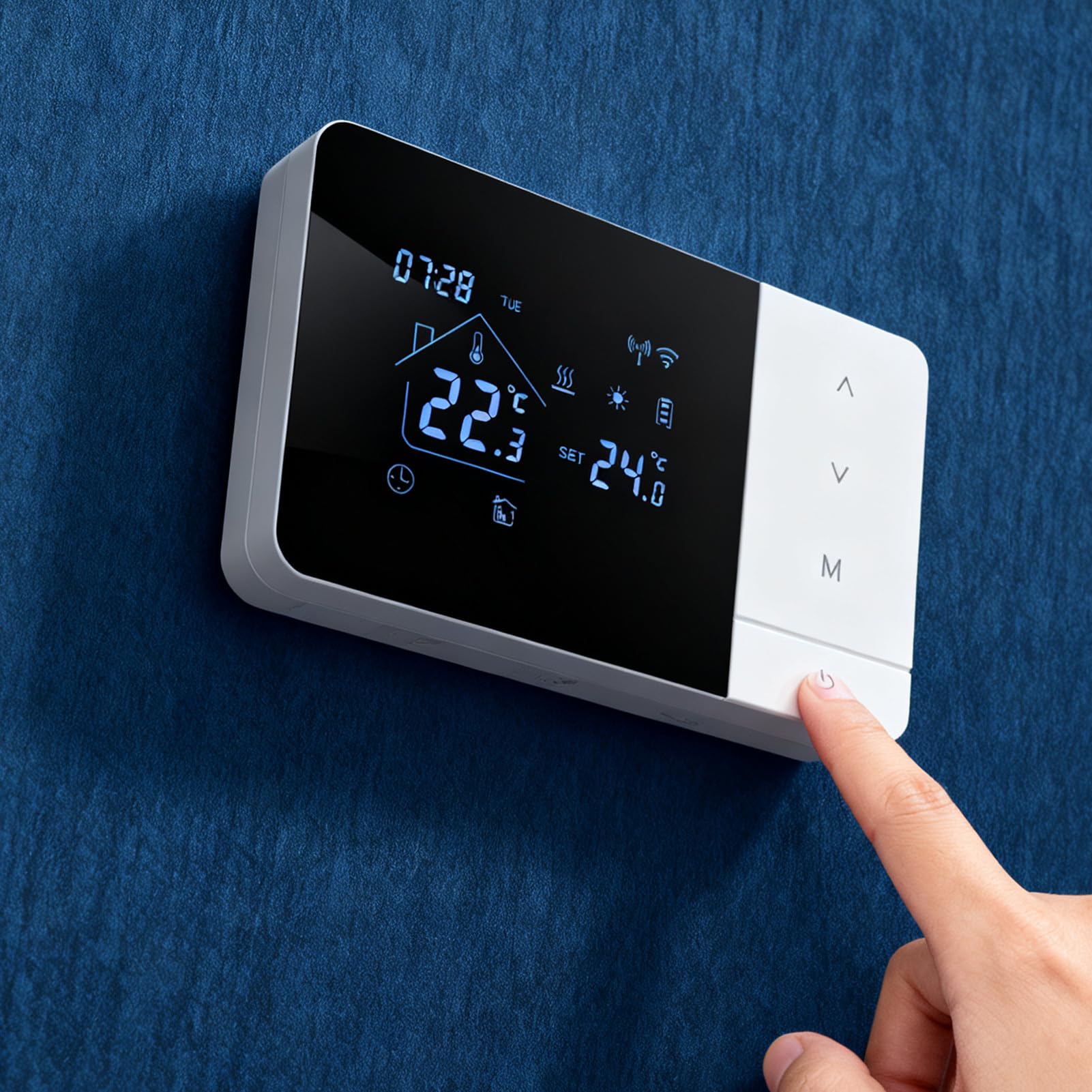 Termostat Wi-Fi Termostat Z Wi-Fi, Aplikacją I Sterowaniem Głosem