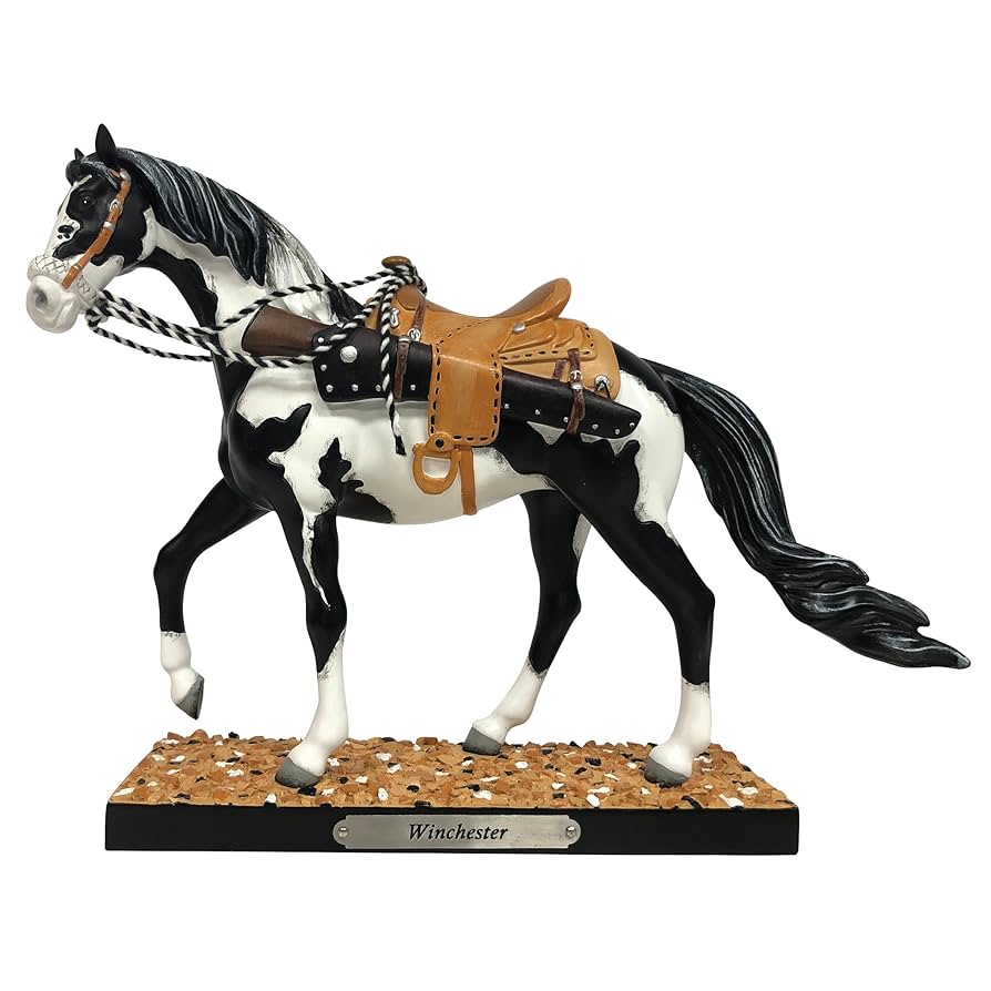 Amazon.com: Enesco The Trail of Painted Ponies Winchester