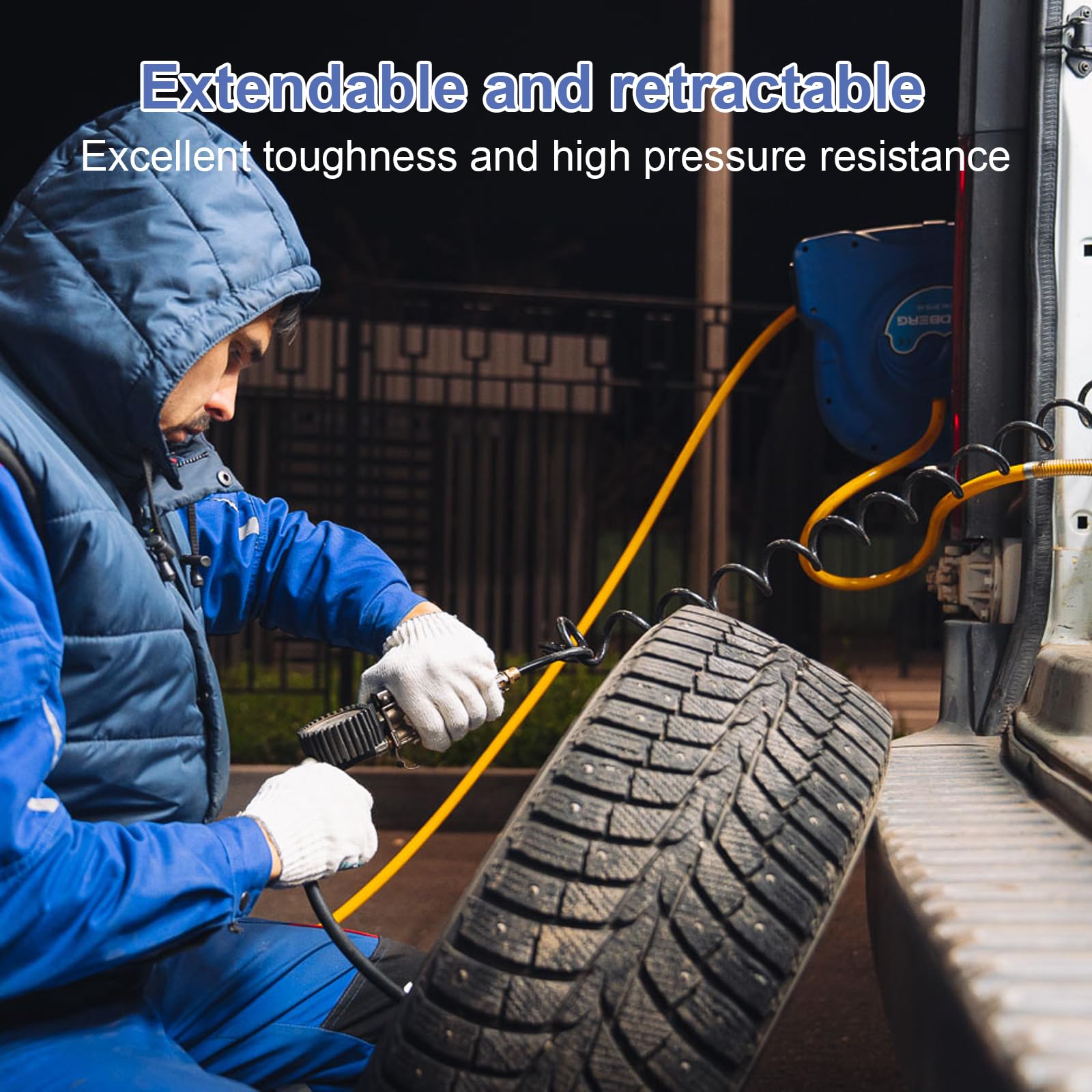 Tuyau Air Comprimé PU 6m - Souple Et Résistant Pour Compresseur Et Outils Pneumatiques