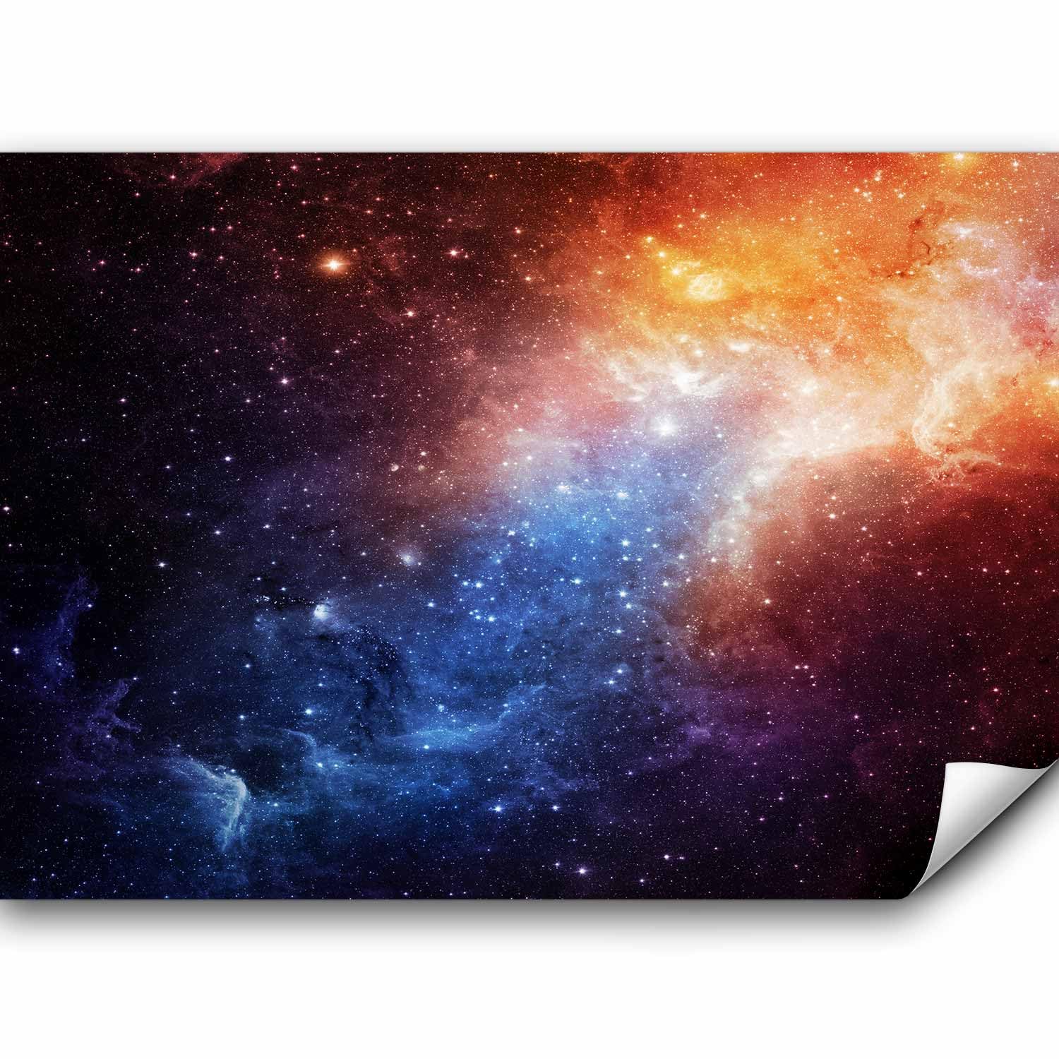 murando - Fototapete Vlies Galaxy, 500x350 cm, Schlafzimmer, Wohnzimmer | Full HD Druck, 3D-Effekt, lichtbeständige Farben, ideal fürs Wohn- oder Schlafzimmer, schnelle Montage, lichtbeständig, edel