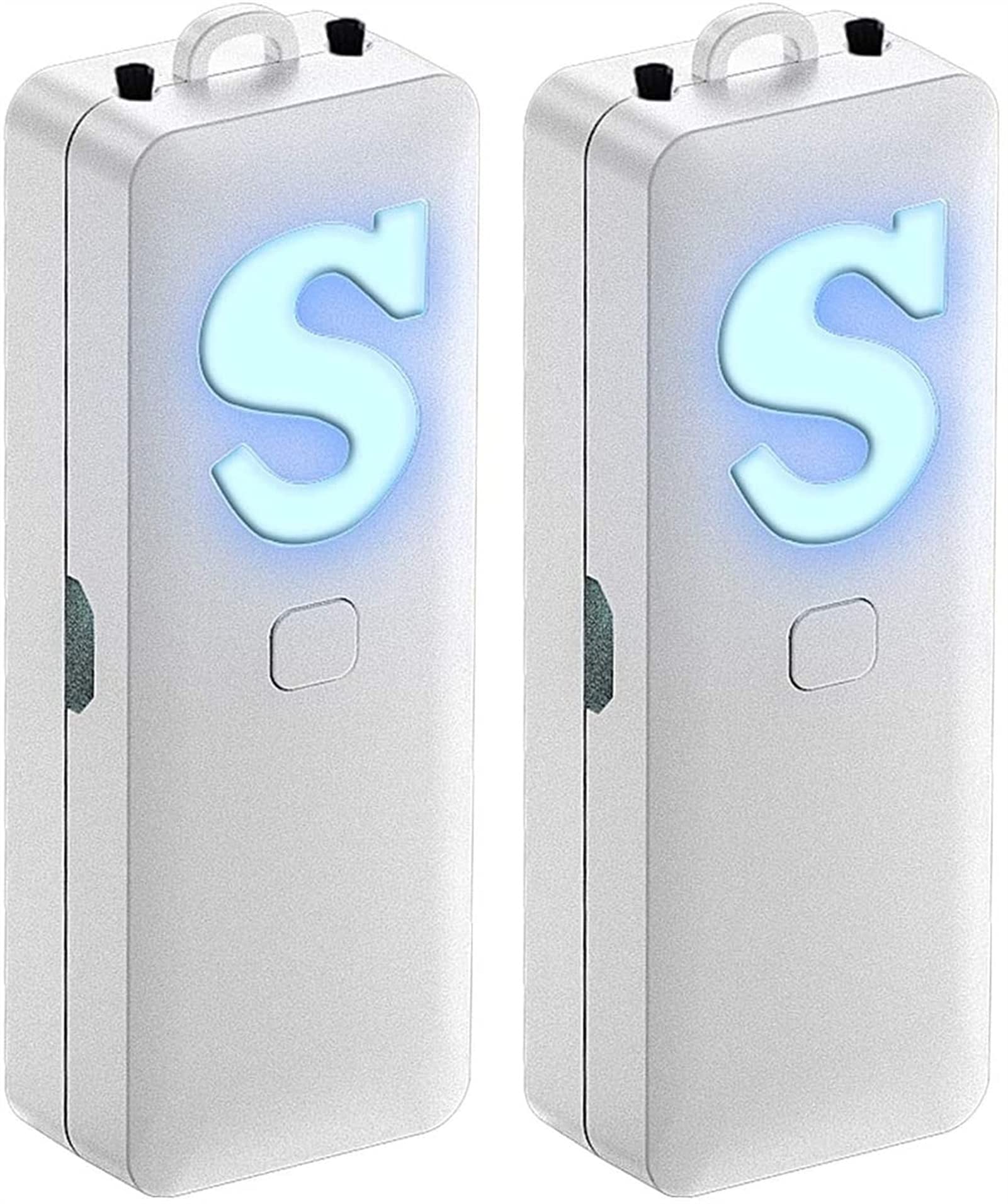 Purificateur d'air pour allergiques lot de 2 colliers ioniseurs blancs
