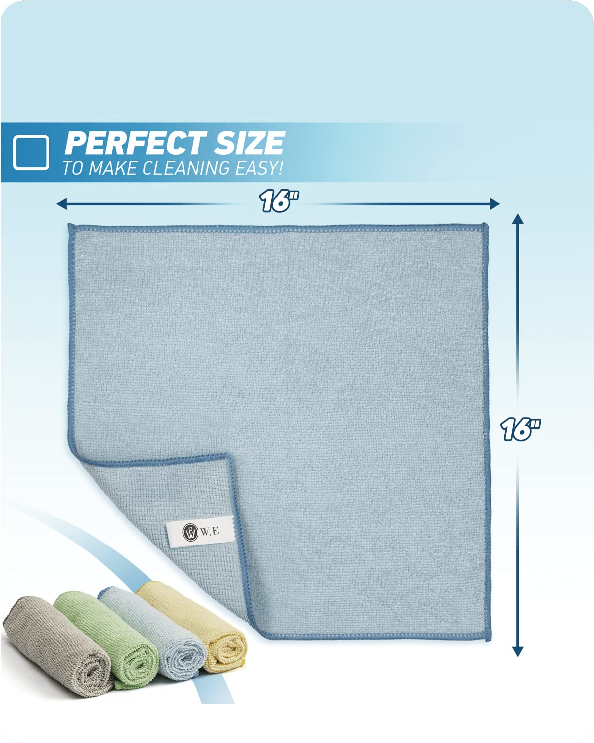 3 Paires De Chiffons Microfibre – Ultra-doux, Absorbants – Pour Voiture, écrans, Meubles – Lavables, Réutilisables - 5