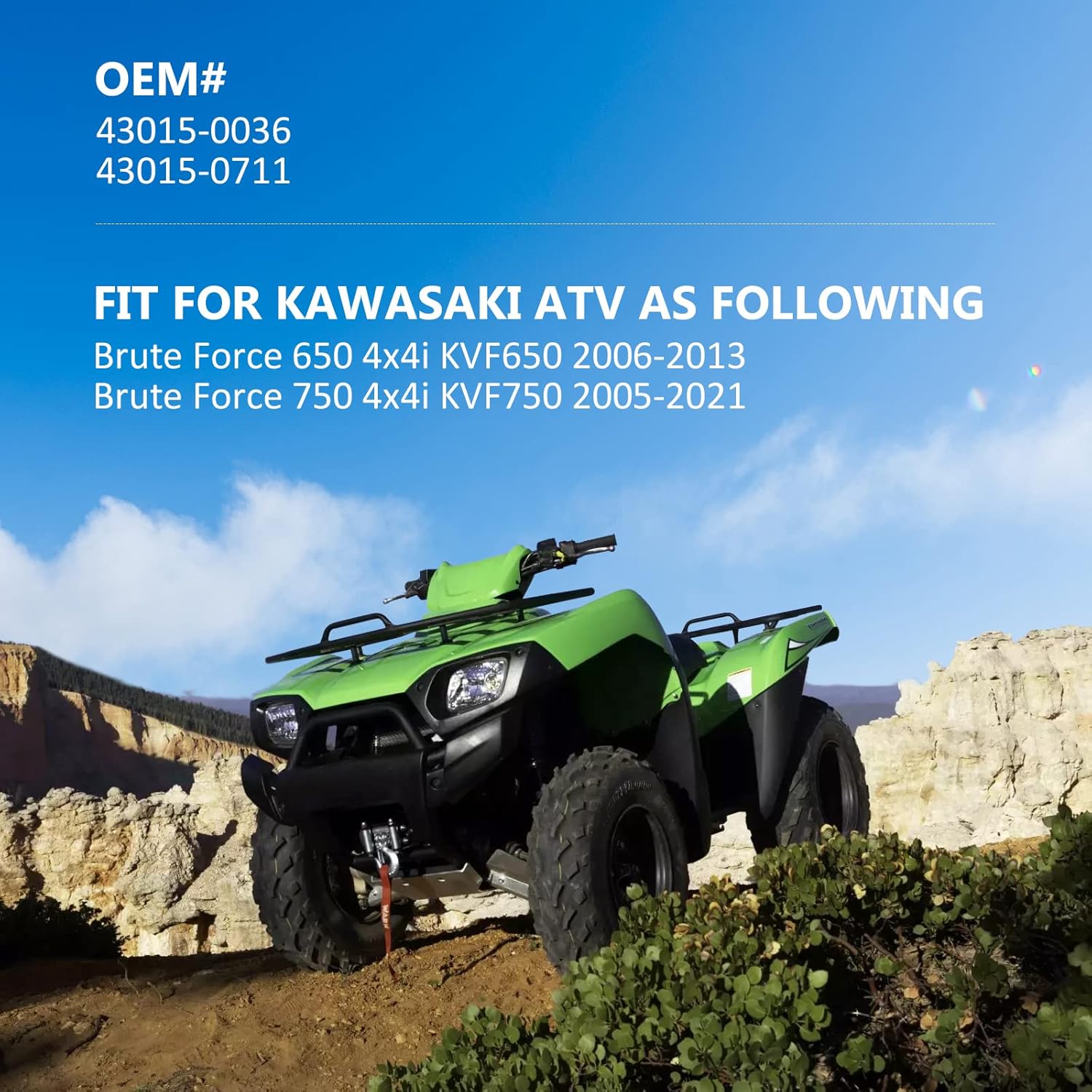 Fitment details for Kawasaki ATVs