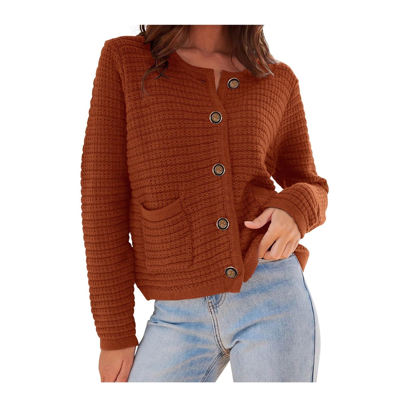 Amazon.co.jp: レディースカーディガンセーターカーディガンセーター秋  