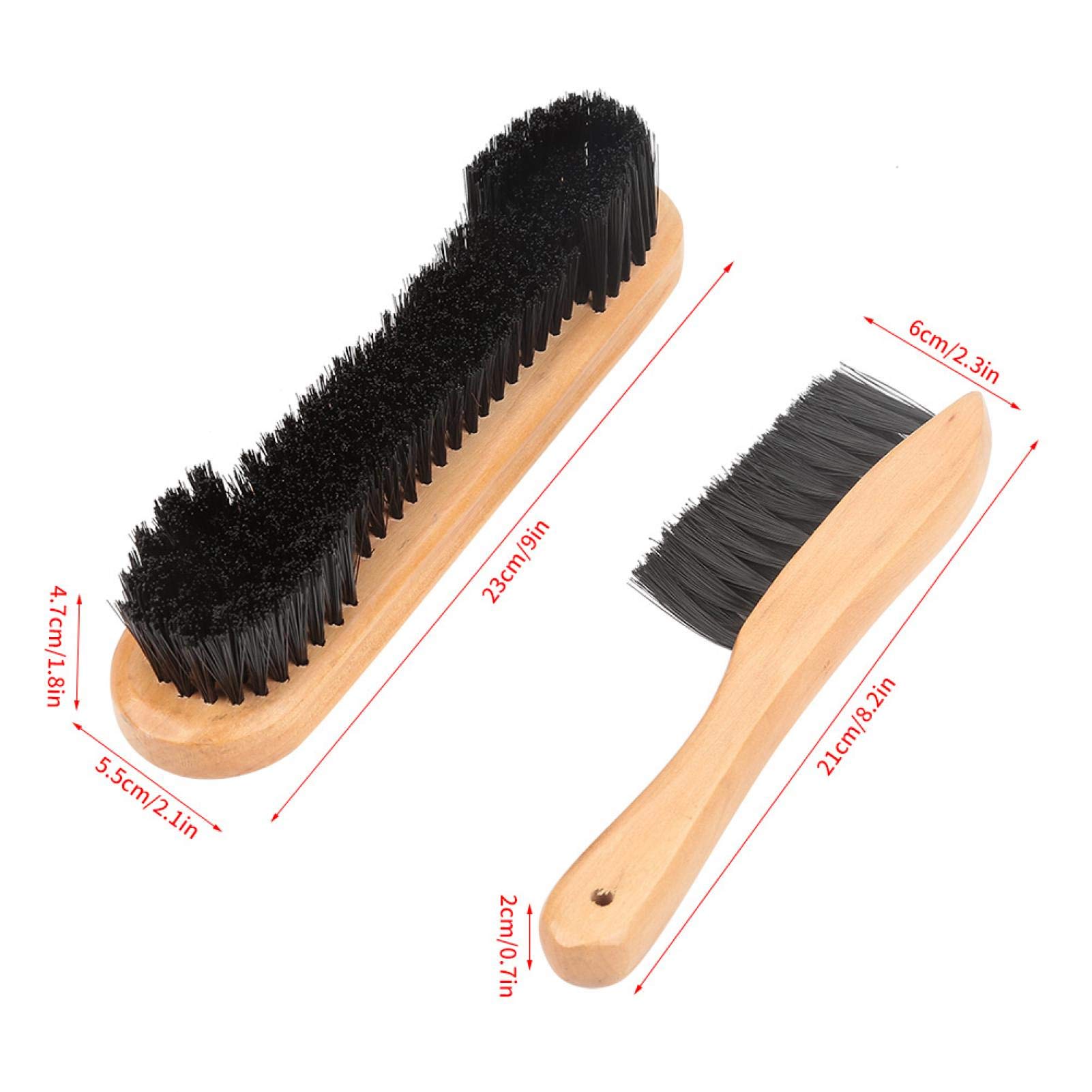 Biliardo Spazzola per tavolo da biliardo, set di spazzole per binari morbidi 9 pollici Set di spazzole manico in legno naturale per la pulizia Accessori per la pulizia del tavolo da biliardo