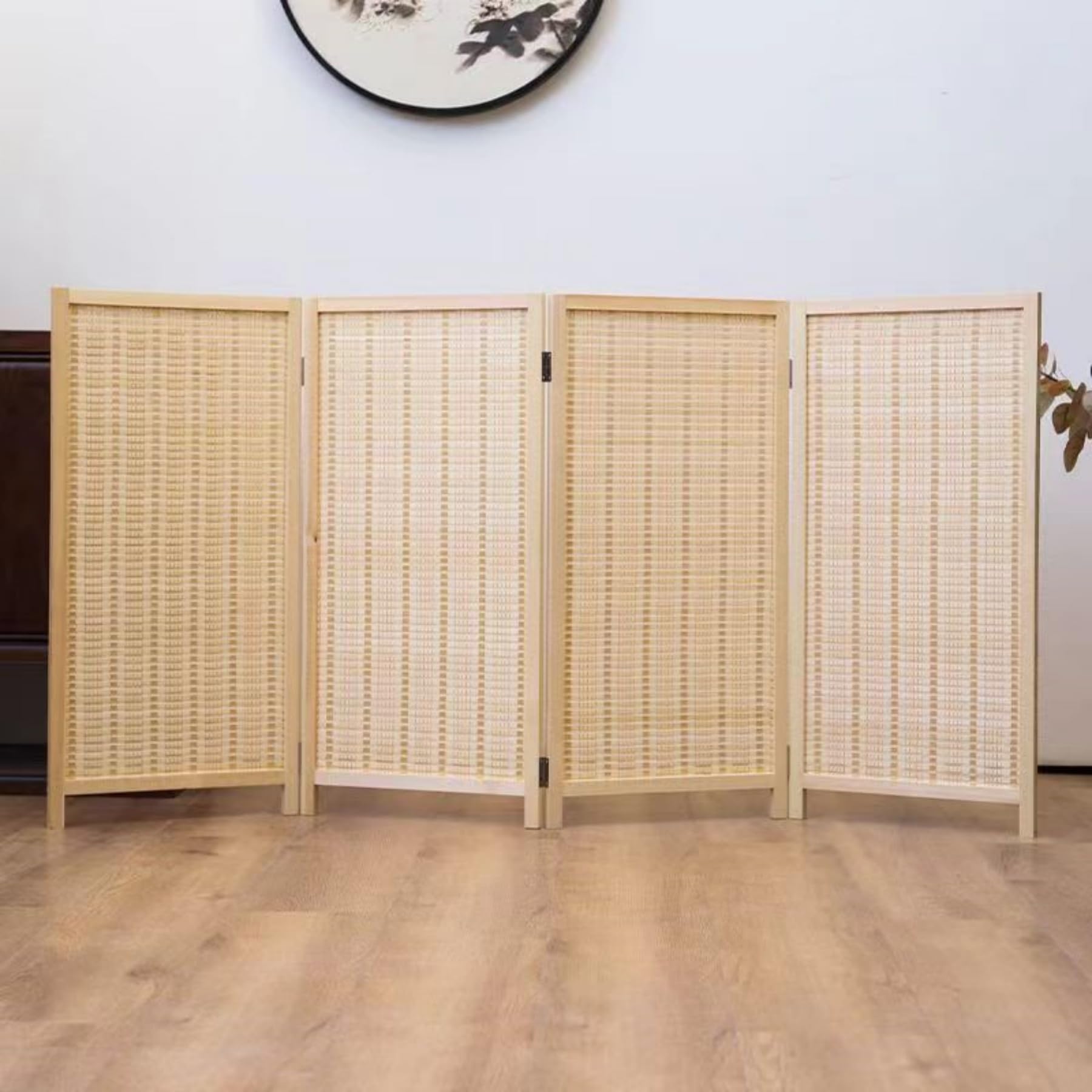 Amazon｜Warayumi パーテーション 間仕切り おしゃれ 折りたたみ式 竹