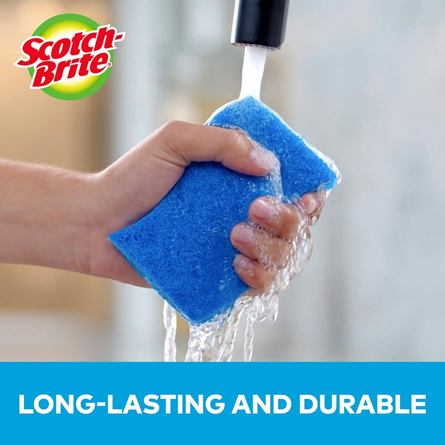 Scotch-Brite Non-Scratch Scrub Sponges, for Washing Dishes and Kitchen Use, 12 Scrub Sponges : Everything Else