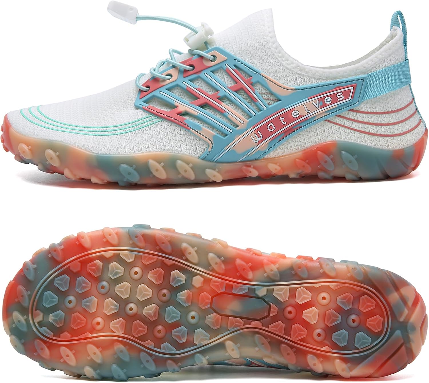 WateLves Water Shoes Mens Womens Barefoot Beach Swim Shoes Quick-Dry Aqua Socks Pool Shoes for Surf Yoga Water Aerobics - Image 3