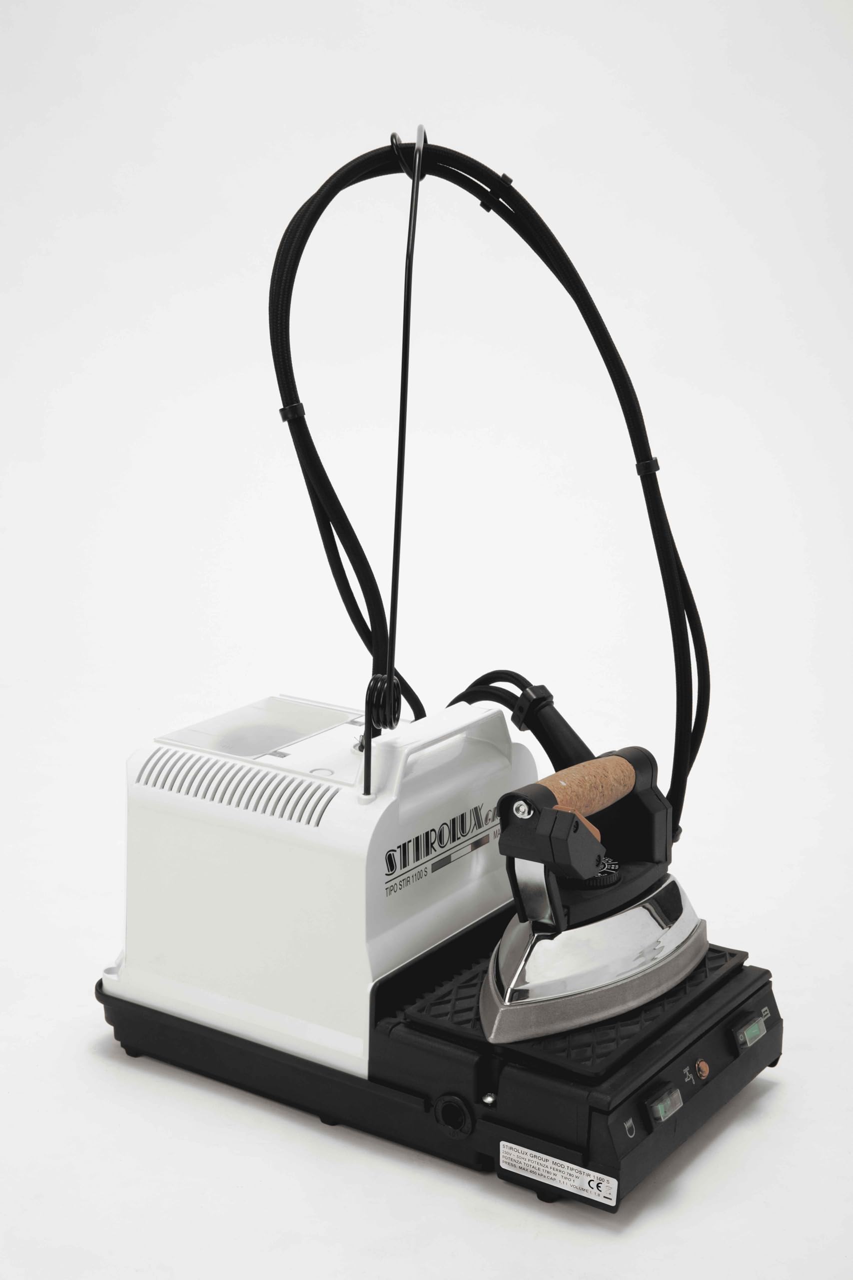 STIROLUX TIPOSTIR 1100 S FERRO DA STIRO PROFESSIONALE CON CALDAIA IN ALLUMINIO IN PRESSIONE - CAPACITA' 1,1L FUNZIONA CON ACQUA RUBINETTO - MADE IN ITALY